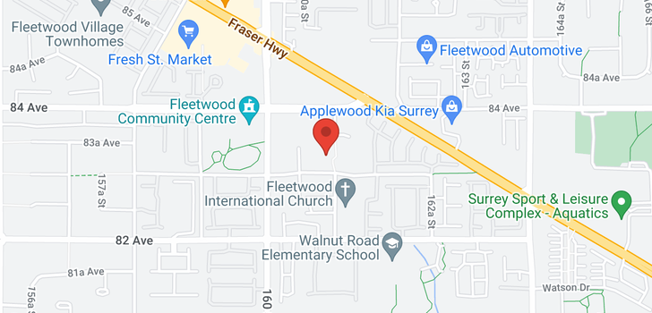 map of 310 16085 83 AVENUE